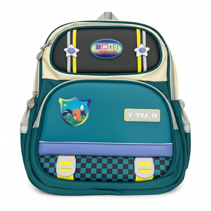 Happy Kids Premium School Backpack – Multi-Pocket Cartoon Edition